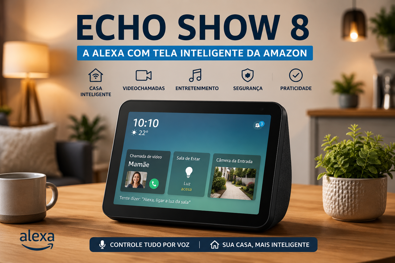 Echo Show 8 3ª geração Amazon