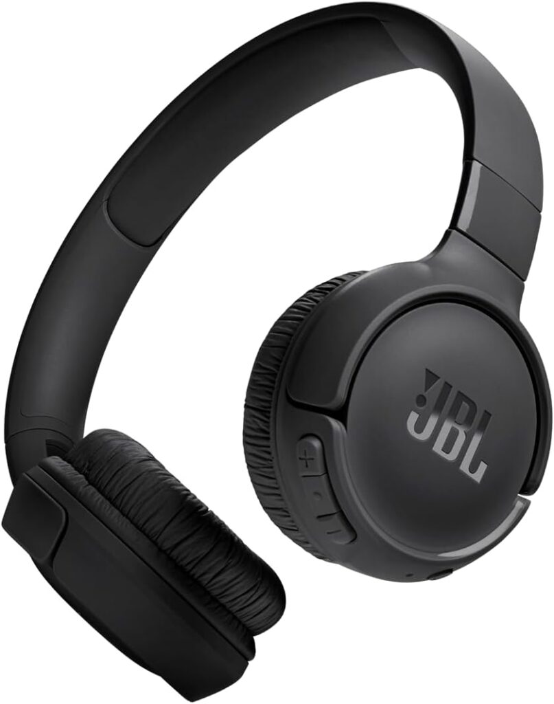 JBL Tune 520BT fone de ouvido on-ear sem fio preto alta qualidade áudio conforto para música e chamadas