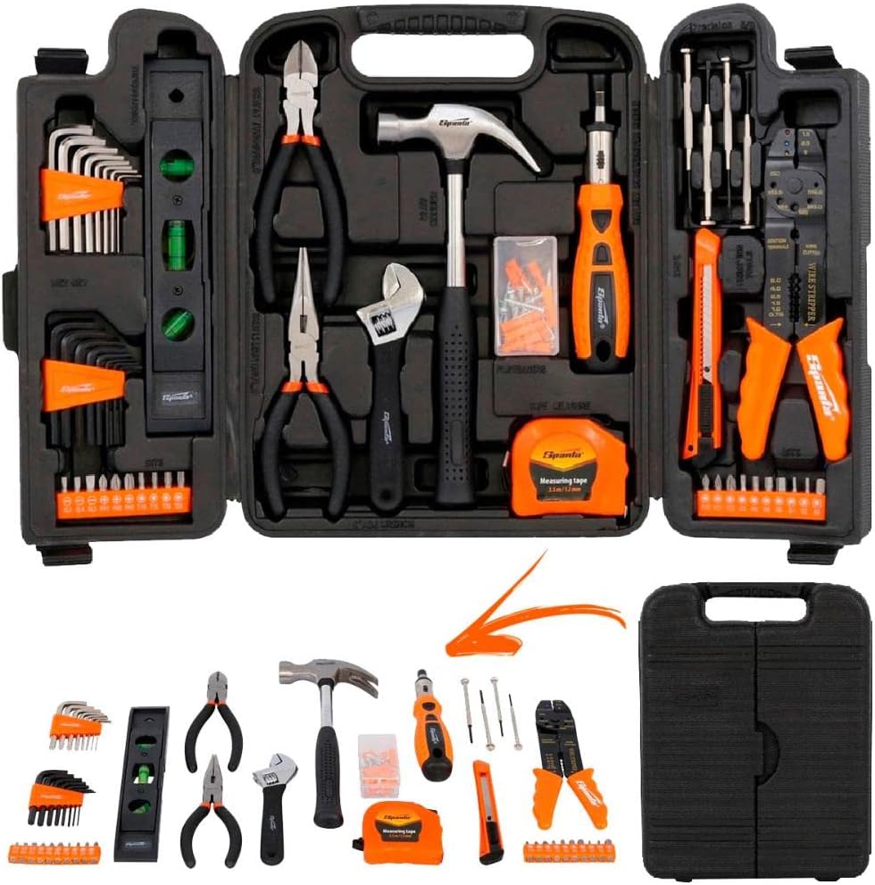 🧰 Maleta de ferramentas Sparta com 129 peças para reparos domésticos e bricolagem