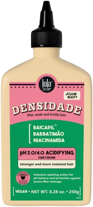 Densidade Acidificante Capilar 250g da Lola Cosmetics – tratamento capilar fortalecedor e equilibrante para cabelos