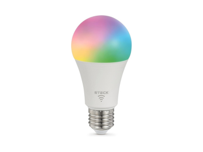 Lâmpada Inteligente Steck 7W RGBW Wi-Fi Bivolt com Controle por App Ambiente Conectado