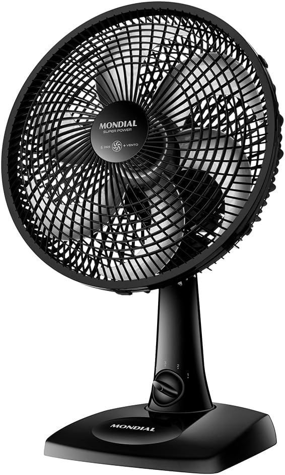 MONDIAL Ventilador de Mesa 30cm 6 pás Super Power VSP-30-B 110V