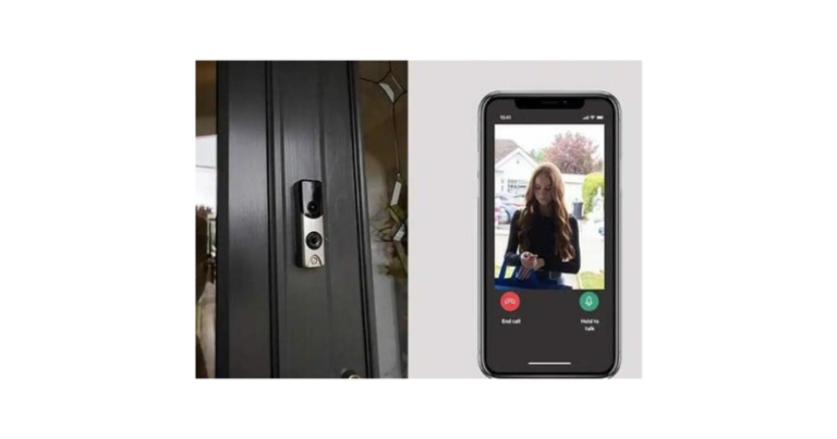 Eufy Video Doorbell E340 instalado na entrada de residência com monitoramento inteligente