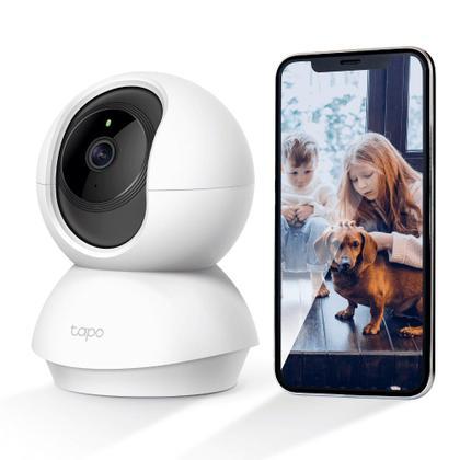 Câmera TP-Link Tapo C200 com rotação 360 graus para monitoramento residencial