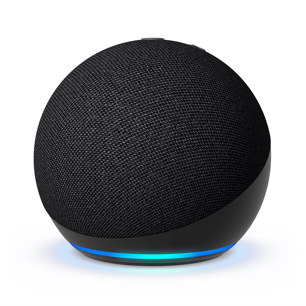 Echo Dot com Alexa para controlar lâmpadas inteligentes por voz