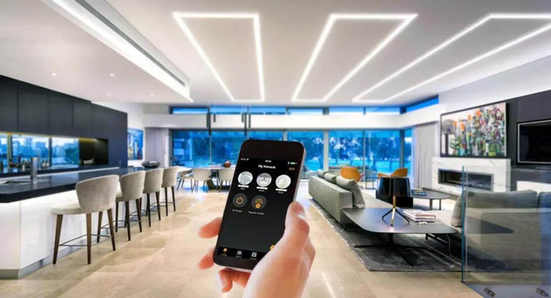 casa inteligente moderna com iluminação eficiente e economia de energia automação residencial