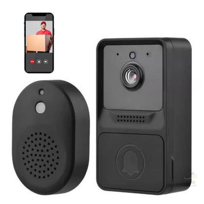Campainha sem fio com câmera, interfone de áudio e vídeo, tela IPS 4.3 polegadas e visão noturna para residência